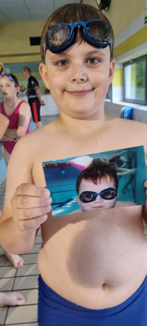 Jedna z naszych podopiecznych - na fali